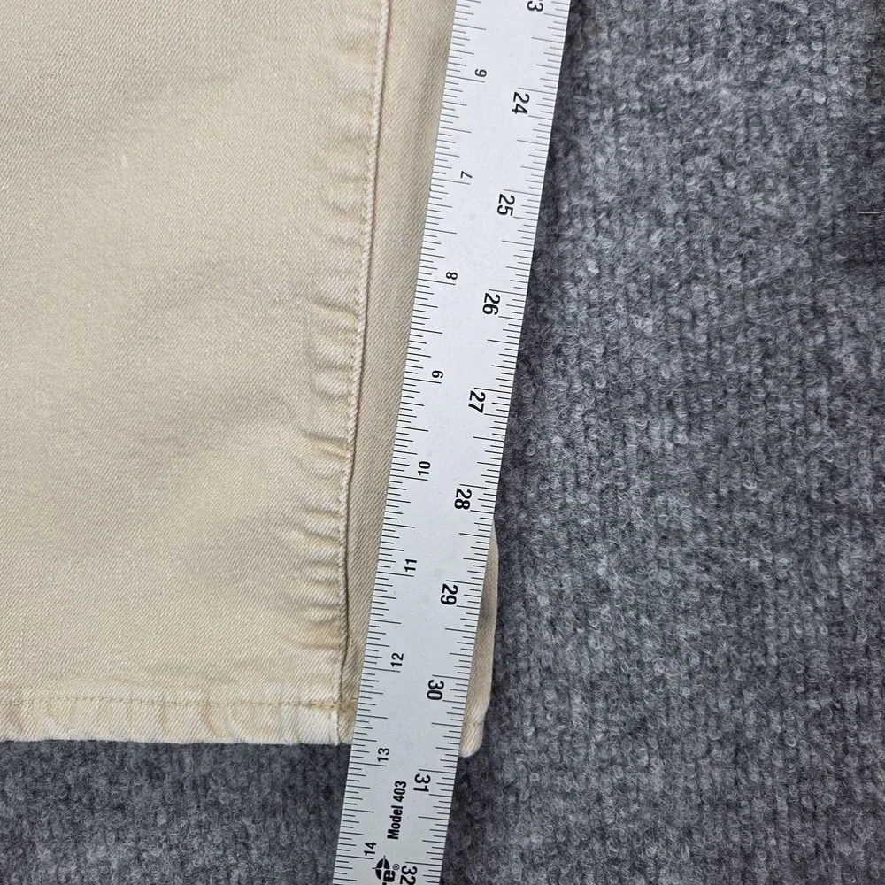 Polo Ralph Lauren Jeans Mens 34x30 Beige Slim Straight‎ Stretch Denim Pants